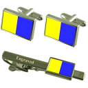 【送料無料】メンズアクセサリ— モデナイタリアカフスボタンタイクリップセットmodena city italy flag cufflinks eng...