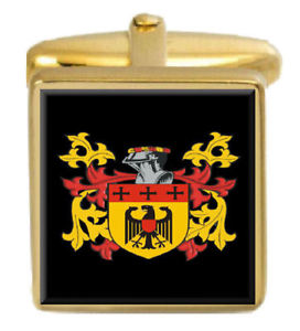 【送料無料】メンズアクセサリ—　イングランドカフスボタンボックスセットファミリークレストコートbald england family crest coat of arms heraldry cufflinks box set engraved