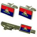 【送料無料】メンズアクセサリ— カフスボタンタイクリップセットroyal artillery regiment military england f...