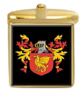 【送料無料】メンズアクセサリ—　イングランドカフスボタンボックスセットファミリークレストコートmeigh england family crest coat of arms heraldry cufflinks box set engraved