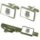 【送料無料】メンズアクセサリ— サンフアンカフスボタンタイクリップセットsan juan city flag cufflinks engraved ...