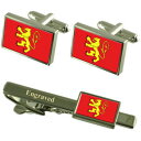 【送料無料】メンズアクセサリ— ヴァレッタマルタカフスボタンタイクリップセットvalletta city malta flag cufflinks ...