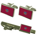 【送料無料】メンズアクセサリ— コルドバスペインカフスボタンタイクリップセットcordoba city spain flag cufflinks e...