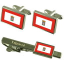 【送料無料】メンズアクセサリ— ヒホンスペインカフスボタンタイクリップセットgijon city spain flag cufflinks engr...
