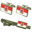 【送料無料】メンズアクセサリ— ブッパタールドイツフラグカフスリンクネクタイピンセットwuppertal city germany flag cuf...