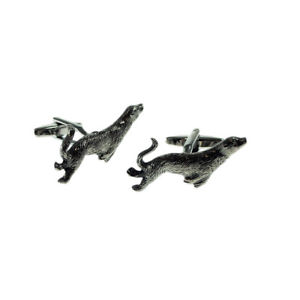 【送料無料】メンズアクセサリ—　カワウソシロメmensカフスリンクカフスリンクenglish made otter pewt..