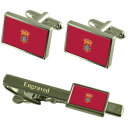 【送料無料】メンズアクセサリ— シウダーレアルスペインカフスボタンタイクリップセットciudad real city spain flag cuff...