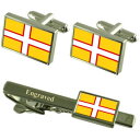 【送料無料】メンズアクセサリ— ドーセットカウンティカフスボタンタイクリップセットdorset county england flag cuffli...