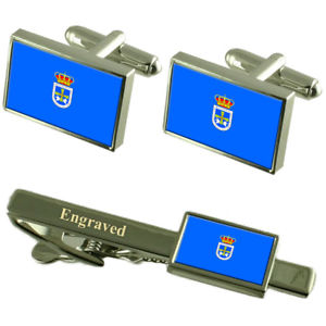 oviedo city spain flag cufflinks engraved tie clip setオビエドスペインカフスボタンタイクリップセット※注意※NYからの配送になりますので2週間前後お時間をいただきます。人気の商品は在庫が無い場合がございます。ご了承くださいませ。サイズの種類の商品は購入時の備考欄にご希望のサイズをご記載ください。　携帯メールでの登録ですと楽天からのメールが届かない場合がございます。