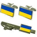 【送料無料】メンズアクセサリ— ケムニッツドイツフラグカフスリンクネクタイピンセットchemnitz city germany flag cuffl...