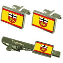 【送料無料】メンズアクセサリ— ドイツボンドイツカフスボタンタイクリップセットbonn city germany flag cufflinks en...