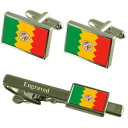 【送料無料】メンズアクセサリ— ロサンゼルスアメリカカフスボタンタイクリップセットlos angeles city usa flag cufflin...