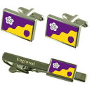 【送料無料】メンズアクセサリ— フローレフラグカフスリンクネクタイピンセットflore city england flag cufflinks en...