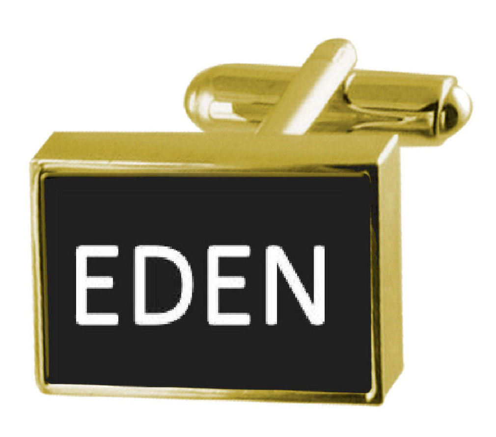 【送料無料】メンズアクセサリ—　カフリンクスマネークリップエデンengraved money clip with cufflinks name eden
