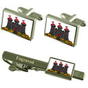 【送料無料】メンズアクセサリ— エディンバラフラグカフスリンクネクタイピンセットedinburgh city england flag cuffli...