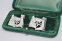 yzYANZT?@re[WX^[OVo[JtNXvintage sterling silver cufflinks with a horse equestrian design b667