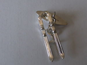 【送料無料】メンズアクセサリ—　スターリングシルバースキーイングランドカフリンクス925 sterling si..