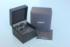 【送料無料】メンズアクセサリ—　ダミアーニスクエアシルバーカフリンクスexcellent condition, authentic damiani square silver cufflinks