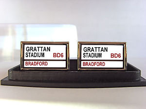 ̵ۥ󥺥ꡡbradford bulls stadium badge street road sign menscufflinks giftbradford bulls stadium badge street road sign mens cufflin