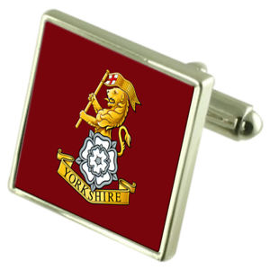 メンズアクセサリ—　ヨークシャーバッジ925カフスリンクarmy the yorkshire regiment badge silver 925 cufflinks