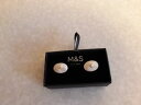 yzYANZT?@S[WXVo[JtNXmamp;s gorgeous silver tone oval cuff links boxed