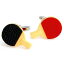 【送料無料】メンズアクセサリ—　テニスバットノベルティカフスボタンスポーツping pong table tennis bats novelty cufflinks sports wedding fun gift