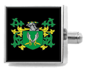 【送料無料】メンズアクセサリ—　イングランドカフスボタンメッセージボックスcourt england heraldry crest sterling silver cufflink..