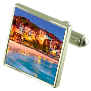 【送料無料】メンズアクセサリ—　ボンダイビーチスターリングシルバーカフリンクスオプションボックスオンbondi beach sterling silver cufflinks optional engraved box