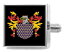 【送料無料】メンズアクセサリ—　スターリングカフスリンクgreening england heraldry crest sterling silver cufflinks engraved box