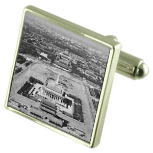 【送料無料】メンズアクセサリ—　オプションチャイナスターリングカフスリンクchina tiananmen square sterling silver cufflinks optional engraved box