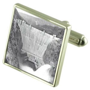 【送料無料】メンズアクセサリ—　オプションフーヴァーダムスターリングカフスリンクhoover dam sterling silver cufflinks optional engraved box