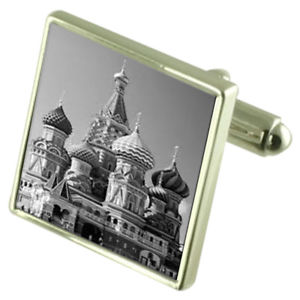 【送料無料】メンズアクセサリ—　オプションロシアクレムリンスターリングカフスリンクrussia kremlin sterling silver cufflinks optional engraved box