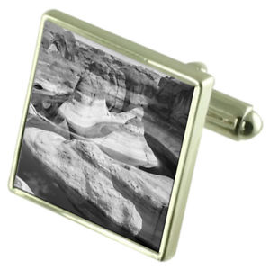 【送料無料】メンズアクセサリ—　オプショングランドキャニオンスターリングカフスリンクdesert grand canyon sterling silver cufflinks optional engraved box