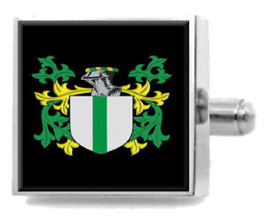【送料無料】メンズアクセサリ—　スコットランドカフスボタンボックスmacgouan scotland heraldry crest sterling silver cufflinks engraved box