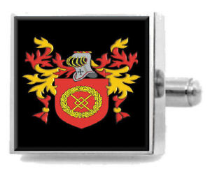 【送料無料】メンズアクセサリ—　スコットランドカフスボタンボックスpennycook scotland heraldry crest sterling silver cufflinks engraved box