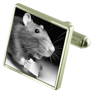 【送料無料】メンズアクセサリ—　チーズスターリングシルバーカフリンクスオプションボックスマウスmouse with cheese sterling silver cufflinks optional engraved box