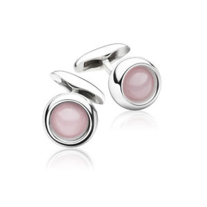 【送料無料】メンズアクセサリ—　ゲオルグジェンセンスターリングローズコーツカフスリンクgeorg jensen sterling silver rose quartz ..