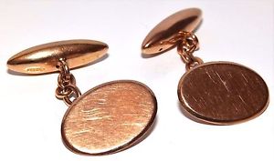 【送料無料】メンズアクセサリ—　ビンテージアールデコローズゴールドカフスボタンカフリンクスvintage art deco 9ct rose gold cufflinks cuff links 56g c1911