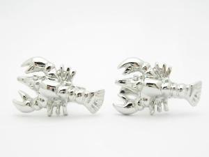 ̵ۥ󥺥ꡡץʥϥɥᥤɥ֥ǥ󥫥եܥplatinum sterling silver custom hand made 3d lobster design cufflinks gift