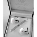 【送料無料】メンズアクセサリ— スターリングシルバールビータイスライドセットsterling silver ruby tie slide amp; ...
