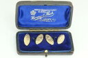 【送料無料】メンズアクセサリ—　ビクトリアゴールドオリジナルボックスアンティークカフリンクスvictorian 18ct gold hallmarked birmingham 1900 antique cufflinks in original box