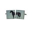 【送料無料】メンズアクセサリ－　カフスリンクx2bocs273cool split design horse side view cufflinks x2bocs273