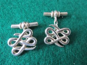 【送料無料】メンズアクセサリ—　シェフィールドシルバーカフリンクスhm sheffield silver cufflinks
