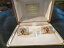 ̵ۥ󥺥?ӥơɥӡե󥯥exquisite vintage rare quality 14ct gold amp; ruby cufflinks, boxed