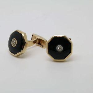 【送料無料】メンズアクセサリ—　ゴールドカフリンクス9ct gold cuff links made by orlap