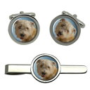 【送料無料】メンズアクセサリ— テリアラウンドタイクリップセット listingglen of imaal terrier round cuffli...