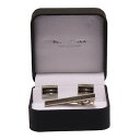 【送料無料】メンズアクセサリ— ジョスフォンアークスプレゼンテーションボックスタイバーセットjos von arx silver plated cu...