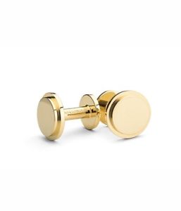 【送料無料】メンズアクセサリ—　メンズゴールドカフリンクスビジネスシャツカフスボタンスーツmens polished gold cufflinks suit bus..