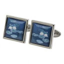 【送料無料】メンズアクセサリ—　モネwaterlilliesカフスリンクmonet waterlillies fine art cufflinks