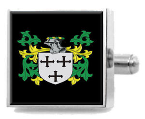 【送料無料】メンズアクセサリ— イングランドアームカフリンクスパーソナライズケースコートhiggins england family crest surname coat of arms cufflinks personalised case